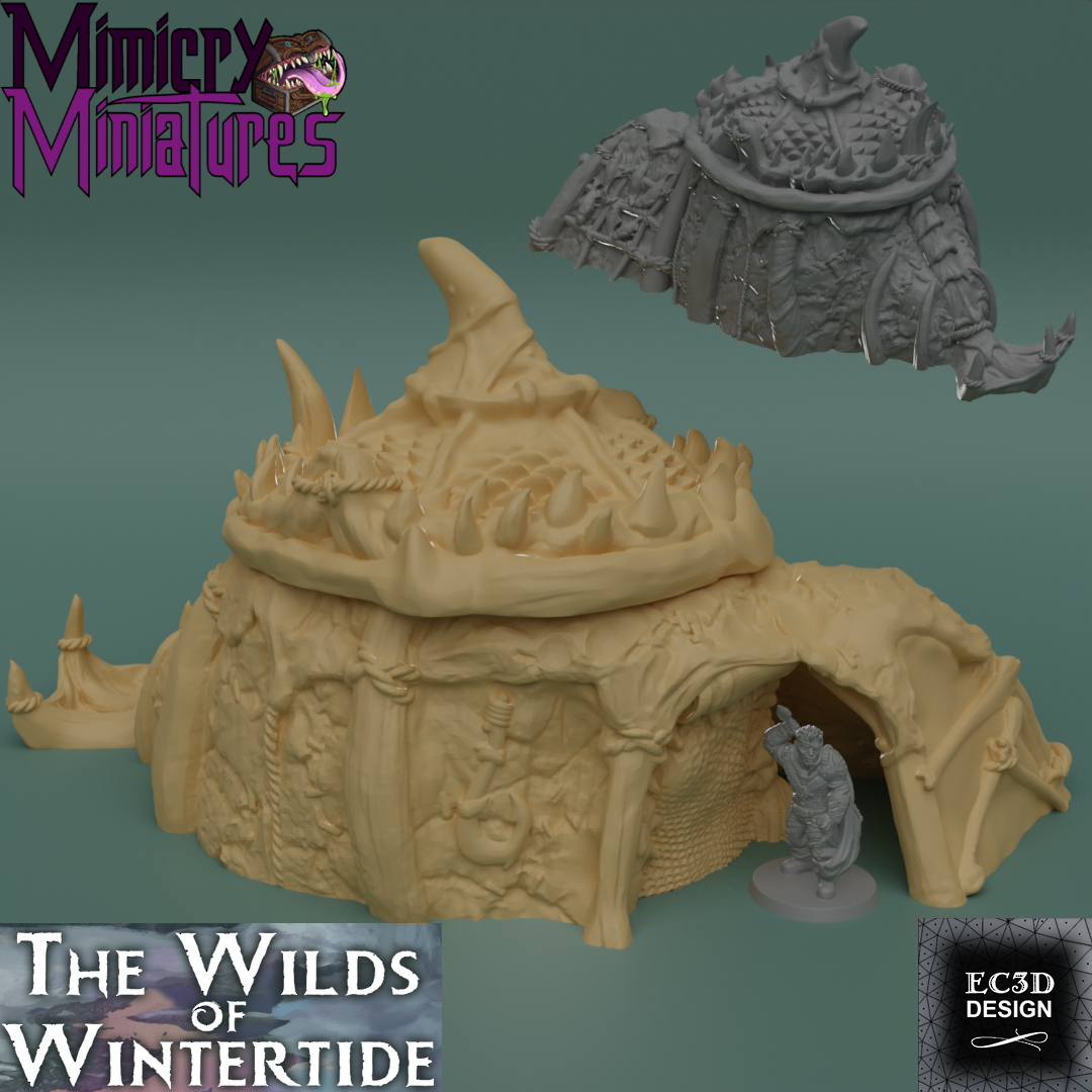 Ice Tribe Fishing Hut - EC3D Wilds of Wintertide image 0